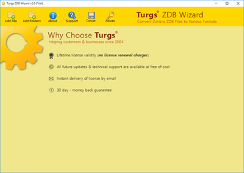 Turgs ZDB Wizard screenshot