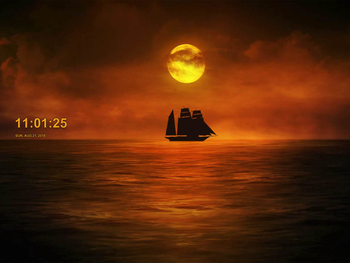 Twilight Ship Screensaver screenshot