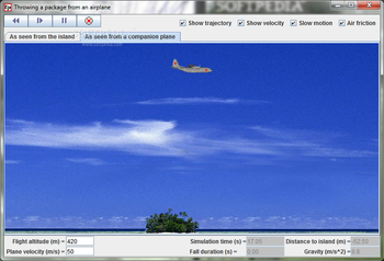 Two Dimensional Air Drop Model screenshot 2
