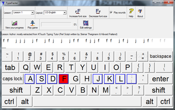 TypeFaster screenshot