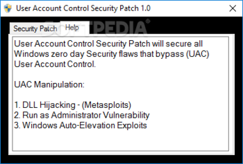 UAC Security Patch screenshot 2