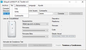 Ubiquiti airMAX AC Toolkit screenshot 2