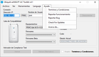 Ubiquiti airMAX AC Toolkit screenshot 7