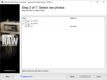 Ultimate Raw Photo Converter screenshot 2