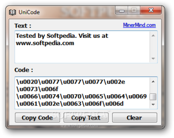 UniCode screenshot
