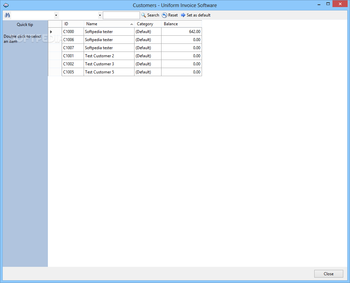 Uniform Invoice Software screenshot 2