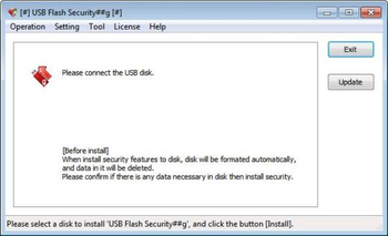 USB Flash Security+ Group Edition screenshot