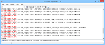 USB HID Logger screenshot