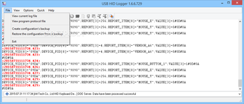 USB HID Logger screenshot 3