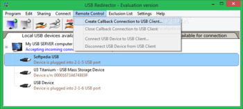 USB Redirector screenshot 5