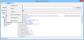 VB Decompiler Lite screenshot 4