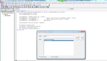 VBA Code Writer screenshot
