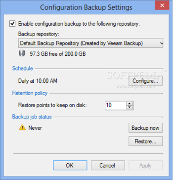 Veeam Backup Free Edition screenshot 12