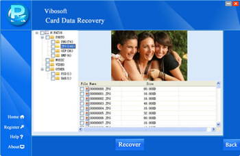 Vibosoft Card Data Recovery screenshot