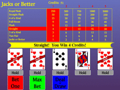 Video Poker - Jacks or Better screenshot