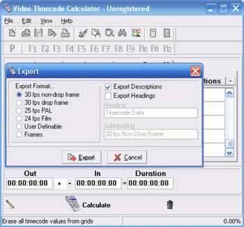 Video Timecode Calculator screenshot 3