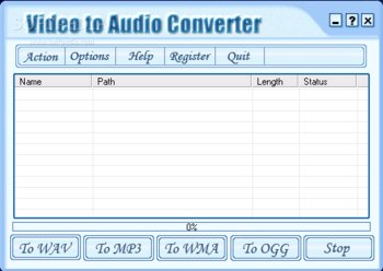Video to Audio Converter screenshot