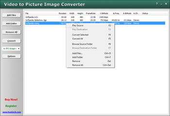 Video to Picture Image Converter screenshot