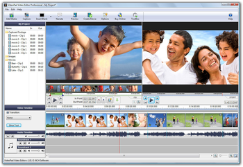 VideoPad Video Editor Professional screenshot