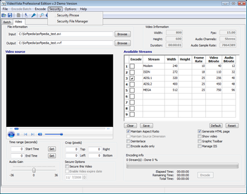 VideoVista Professional Edition screenshot 4