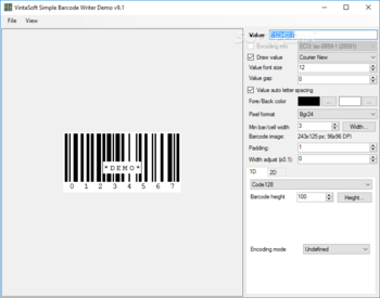 VintaSoft Barcode.NET SDK screenshot 3