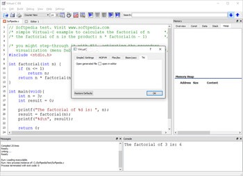 Virtual-C IDE screenshot 13