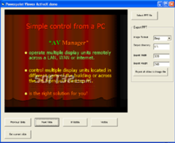 VISCOM Free PowerPoint Viewer ActiveX screenshot 3