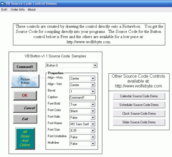 Visual Basic Controls (Source Code) screenshot