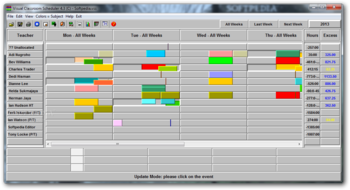 Visual Classroom Scheduler screenshot 2