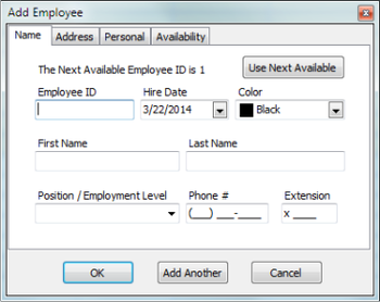 Visual Employee Scheduler screenshot 5