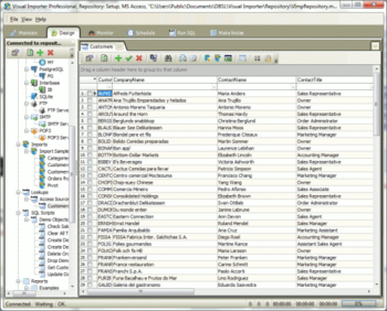 Visual Importer ETL Professional 64 Bit screenshot