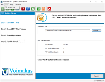 Voimakas PST Splitter screenshot 3