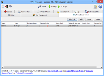 VPN-X Server screenshot 6