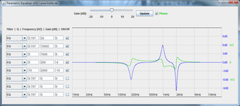 VST Parametric Equalizer screenshot