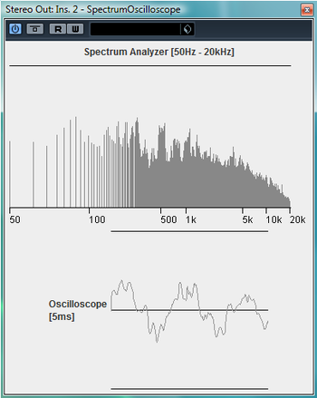 VST Spectrum Analyzer & Oscilloscope screenshot