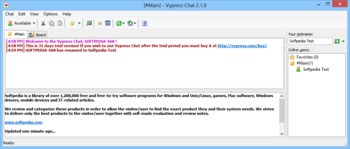 Vypress Chat screenshot