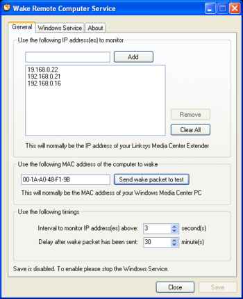 Wake Remote Computer Service screenshot 2