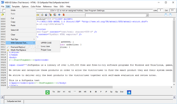 WEB-ED Webpage and Scripting Editor screenshot 3