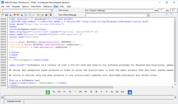 WEB-ED Webpage and Scripting Editor screenshot 8
