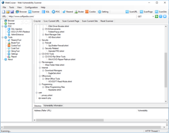 WebCruiser - Web Vulnerability Scanner Personal / Free screenshot 2