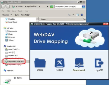 WebDAV Drive Mapping Tool screenshot 3