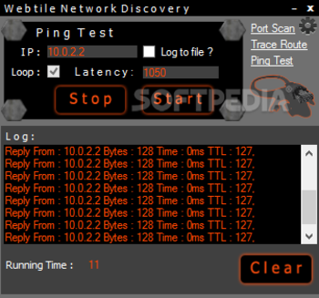 Webtile Network Discovery screenshot 2