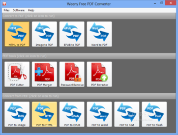 Weeny Free PDF Converter screenshot