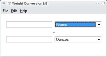 Weight Conversion Calculator screenshot