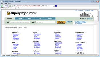White Pages Grabber screenshot 2