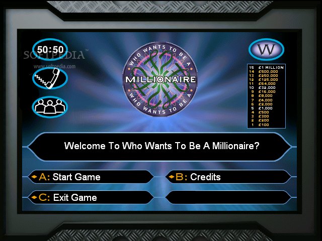 Who Wants To Be A Millionaire Game Free Download