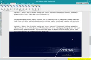 Wide Angle PDF Converter screenshot 2