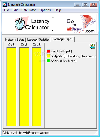 WildPackets Network Calculator screenshot 9