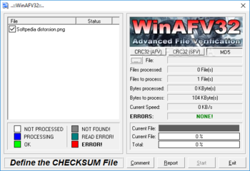 WinAFV32 screenshot 2