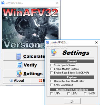 WinAFV32 screenshot 3